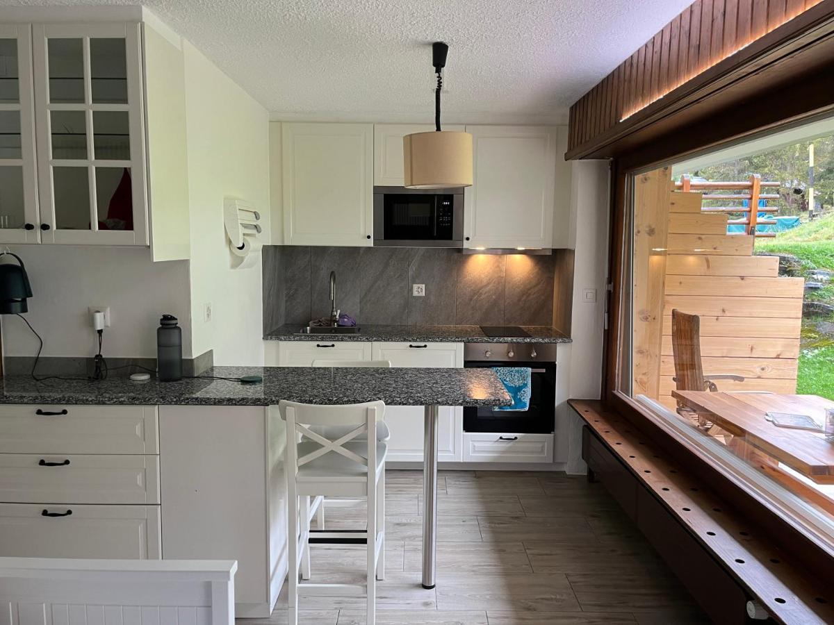 Magnifique Studio Ski In-Ski Out - Pas De Parking Hiver Verbier Exterior foto